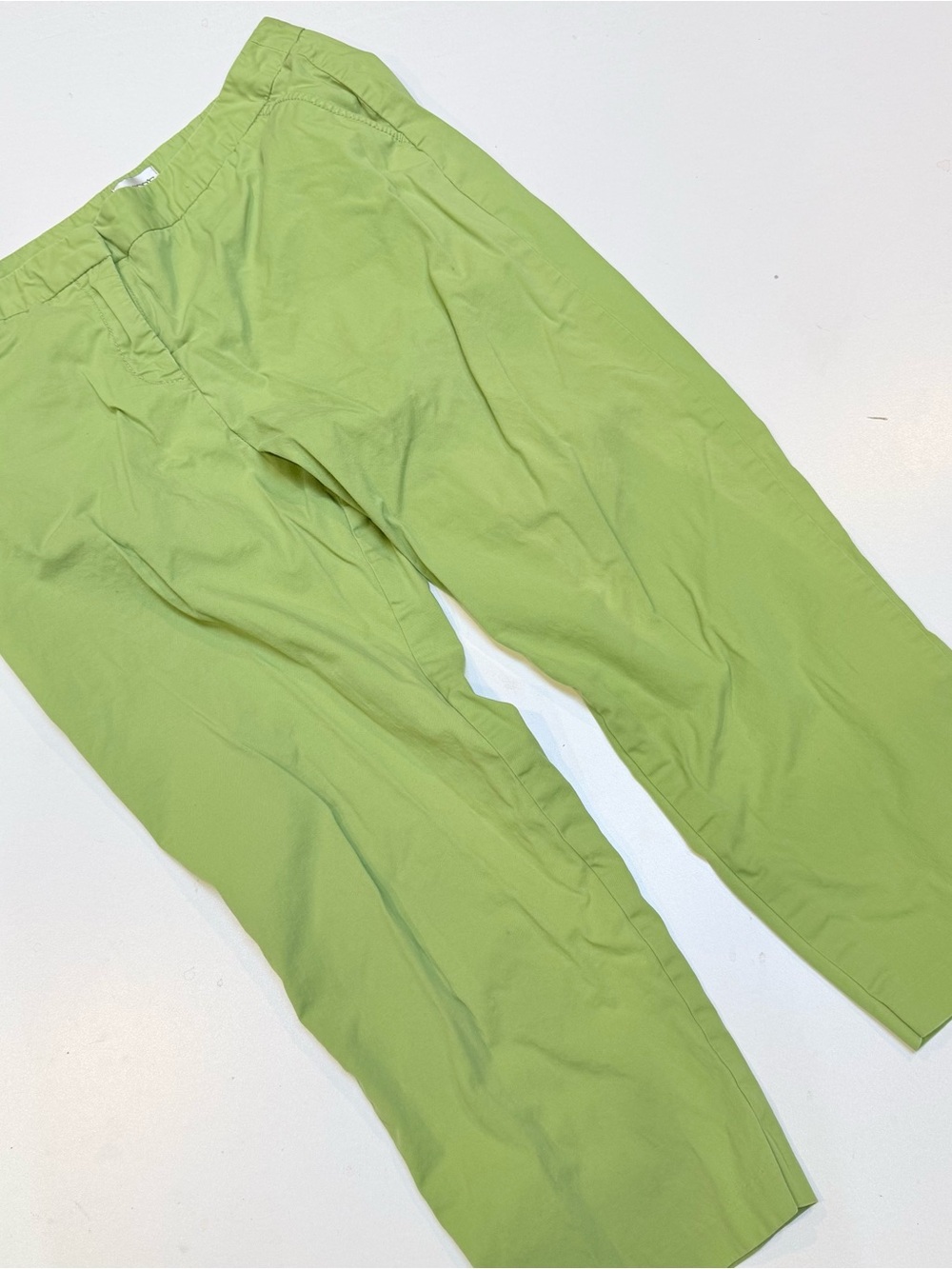 Chico's Women's Bright Lime Green Capri Pants